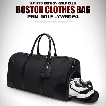 PGM голф облекло чанта мъже найлон свободно време спортна чанта голям капацитет ултра лек преносим голф маратонка двоен слой чанта YWB024