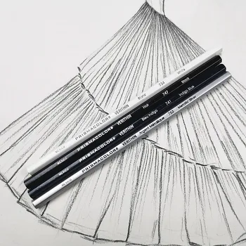 Prismacolor Verithin Hard Core моливи,черен бял цвят ръчно рисуване молив,747 741 742 734 753 760 736,дизайн проект моливи