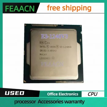 Processador usado Xeon E3 1240V3 CPU 3.4GHz 8M 22nm LGA1150 80W Четириядрен работен плот E3 1240V3 processador e3-1240v3