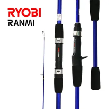 RYOBI RANMI Преносим риболовен прът за пътуване 1.8m 2.1m 30T High Carbon Urltralight 4/5 секции 5 + 1 Водещ пръстен MF Lure Rod