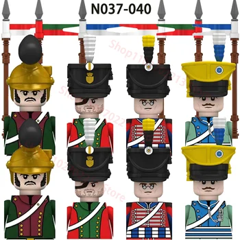 Sachsen ulanen French Lancer Building Block Action Figures Образователни играчки за деца N037 N038 N039 N040