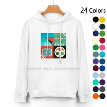 Saint Motel Обложка на албум-Payulek Pure Cotton Hoodie Sweater 24 цвята Rex Orange County Glass Animals Wallows Pop Hip Hop Music