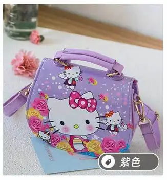 Sanrio здравей коте детски пратеник чанта сладък принцеса рамо чанта ново момиче чанта монета чанта чанта