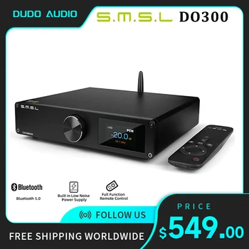 SMSL DO300 Аудио DAC ES9039MSPRO MQA CD XMOS XU316 DSD512 32Bit 768KHZ Bluetooth 5.0 LDAC XLR I2S декодер с дистанционно управление