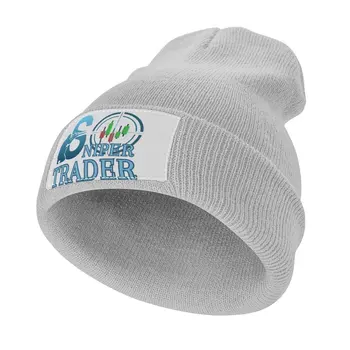 Sniper Trader Target Scope Увеличен в търговията Плетена шапка Икона за улично облекло Голф шапка Мъже Дамски