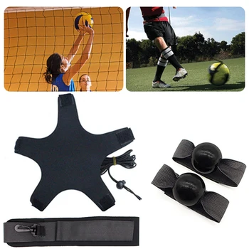 Soccer Volleyball Trainer Football Kick Throw Solo Practice Training Aid with Soccer Trainer Belt Solo Soccer Practice Equipment