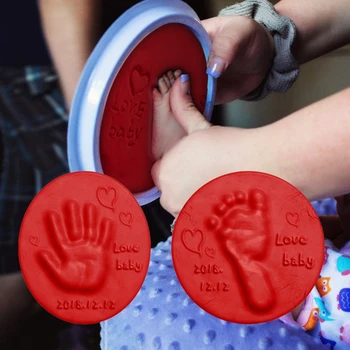 Soft пяна моделиране глина въздух сушене глина бебе handprint отпечатък капка доставка