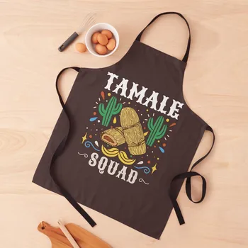Tamale Squad Мексикански Tamales Lovers Престилка Кухни Аксесоари Art For Man For Cooking Престилка