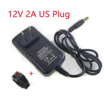 TN 12V 24W EU US адаптер за щепсел AC110V 220V към DC12V 2A 5.5 * 2.1mm LED захранване за LED лентови светлини трансформаторен адаптер