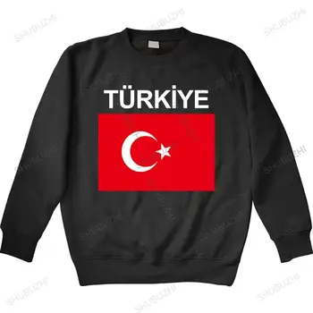 Turkey hoodie men TUR hoody cotton nation team jerseys 100% cotton fans top fitness Turkish Turk country clothing euro size