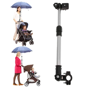 Umbrella Stretch Stand Holder Portable Baby количка Umbrella Holder Plastic Удобен за колоездене Аксесоари за велосипеди за чадър