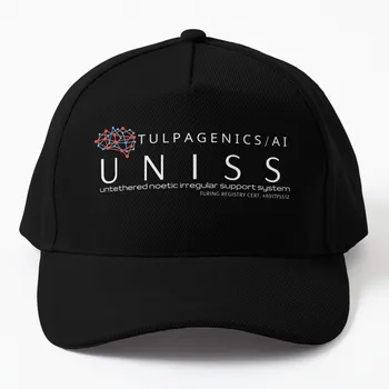 UNISS от Tulpagenics 1.0 - Бял (Агенция за тениски на Уилям Гибсън) Бейзболна шапка Мъжки пяна парти шапки Дамски шапки 2024 Мъжки