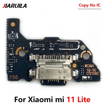 USB зареждане порт зарядно док щепсел конектор съвет Flex кабел за Xiaomi Mi 11 Lite