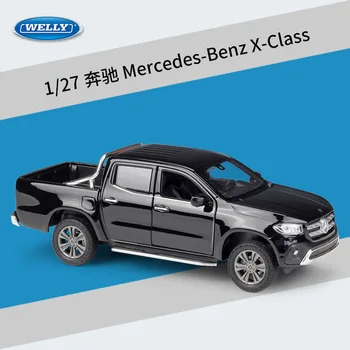 Welly 1:27 Mercedes-benz X X-класа X клас пикап камион имитация сплав кола модел играчка колекция дисплей подаръци