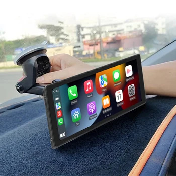 Wireless Carplay Android Auto Car Stereo Radio Bluetooth-съвместим Dash Cam Portable Car Stereo Mirrorlink Audio Radio HD 1080P
