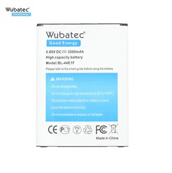 Wubatec 1x 3200mAh 24.64Wh BL-44E1F Резервна батерия за LG V20 Stylo 3 H990 F800 VS995 US996 LS995 LS997 H990DS H910 H918