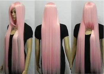 YU#select Стил и цвят Микс Дълги прави влакна коса костюм аниме перука дами топлоустойчиви синтетични коса перуки