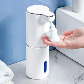 Автоматичен индукционен дозатор за сапун с пяна Баня Интелигентна машина за измиване на ръце с USB зареждане за баня Кухня
