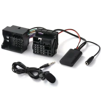 Автомобилен Bluetooth-съвместим адаптерен кабел AUX IN автомобилен стерео Bluetooth-съвместим комплект CD30 CDC40 CD60 DVD90 за OPEL Corsa D Astra H