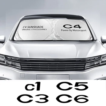 Автомобилен сенник Предно стъкло Слънцезащитен капак Автоаксесоари за Citroen C4 C3 C5 C4L C1 C2 C8 C-ELYSEE VTS C6 C-CROSSER