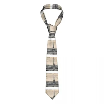 Айфеловата кула Париж новост вратовръзка мъжки класически вратовръзка, за сватба, младоженец, мисии, танц, подаръци