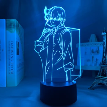 Акрилни Led Light аниме Mushishi за деца спалня декор нощна светлина Brithday подарък стая бюро акрилни 3d лампа Mushishi манга