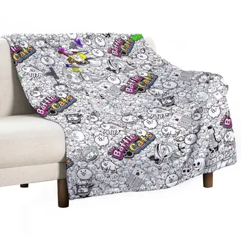 Битката котки хвърлят одеяло по поръчка одеяло хвърлят одеяло за диван пътуване одеяло