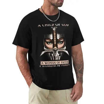 Божие дете Жена на вярата Тениска на воина на Христос Персонализирани тениски Потни ризи Бързосъхнеща тениска Обикновена тениска Мъже
