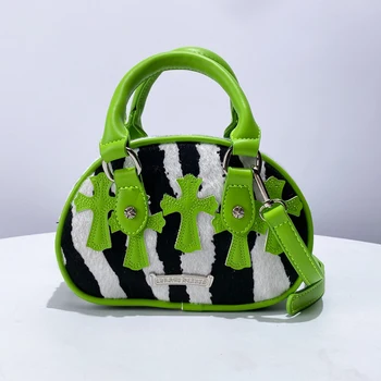 Боулинг Y2k голяма пазарска чанта за жени Луксозна дизайнерска чанта и чанта 2023 Ново в PU снаждане плюшена мода мини рамо Crossbody