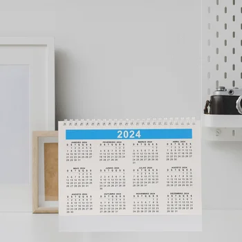 Бюро Постоянен календар Настолен малък месечен плановик Таблица Офис Мини настолен график Стенни декорации за дома
