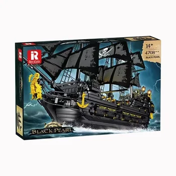 В НАЛИЧНОСТ 66036 4708pcs MOC пиратски кораб Черната перла строителни блокове тухли строителни комплекти за възрастни играчки за момчета подарък