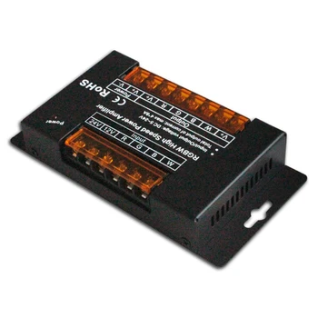 Висока скорост 10M / S 480W 960W DC5-24V 4Channels RGBW / RGBWC усилвател на мощност LED сигнал ретранслатор за DMX512 RGB лента светлина
