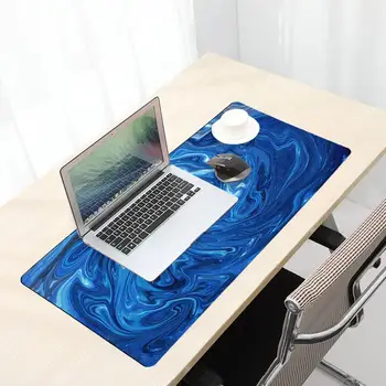 Голяма подложка за геймърска мишка Anti-Wear Пълно покритие на бюрото Жив цвят графичен дизайн мишка клавиатура бюро мат