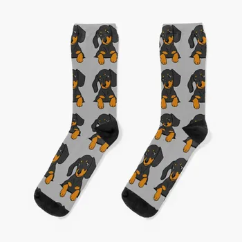Дакел кученце в джоба си сиви чорапи баскетбол цветни чорапи Toe спортни чорапи момче чорапи дамски