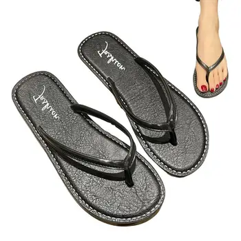 Дамски сандали за лятото, леки женски отворени чехли, плажни ежедневни жени джапанки, подходящи за размер на обувките на ЕС 36-41