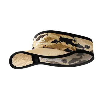 Дамски сенник слънцезащитен риболов празна горна шапка камуфлаж лека спортна шапка за слънце за мъже за къмпинг на открито
