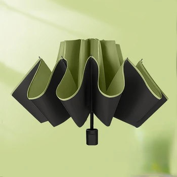 Двойна употреба женски слънцезащитен крем и UV защита джобен чадър мини чадър малък преносим чадър автоматичен чадър чадър