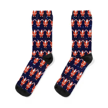 Дядо Коледа в нощното небе Чорапи луксозен чорап Термо чорапи мъж зима Лотове Чорапи Мъже Дамски