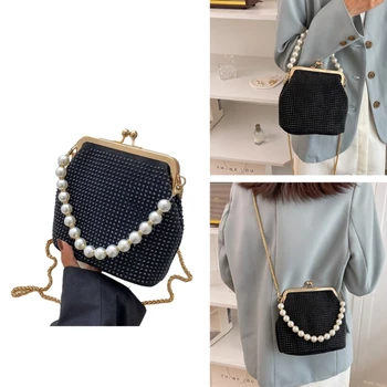 Елегантна верижна каишка чанта за рамо чанти Дамска модна чанта за вечерни поводи