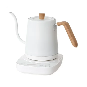 Електрическа кана за кафе Gooseneck Slender Smart 800Ml 1000W Flash Heat Temperature Control Hand Kettle Teapot Pot US Plug