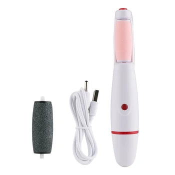 Електрическа шлифовъчна машина за крака за крака USB Грижа за краката Препарат за отстраняване на мъртва кожа (червен)