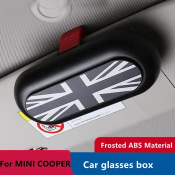 За MINI Cooper R55 R56 R60 F54 F55 F56 F60 Countryman Car Interior Sun Visor Очила Case Clip Box Многофункционален държач за съхранение