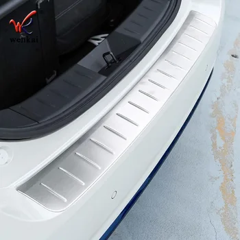 За Nissan Leaf ZE1 2018-2021 Багажник от неръждаема стомана Plate Garnish Car Интериорни аксесоари