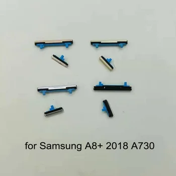 За Samsung Galaxy A8 Plus 2018 A730 A730F A730N A730W Оригинална рамка на корпуса на телефона Нов страничен ключ за изключване на бутона за сила на звука