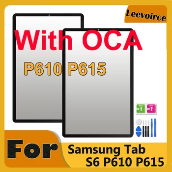 За Samsung Galaxy Tab S6 Lite 10.4 P610 P615 P617 P619 SM-P610 SM-P615 таблет преден капак сензорен екран стъкло с OCA