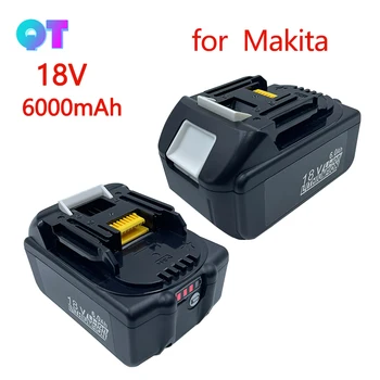 За акумулаторна батерия Makita 18V 6.0AHLi-Ion батерия BL1830 BL1815 BL1860 B LXT400Резервна батерия за електроинструмент