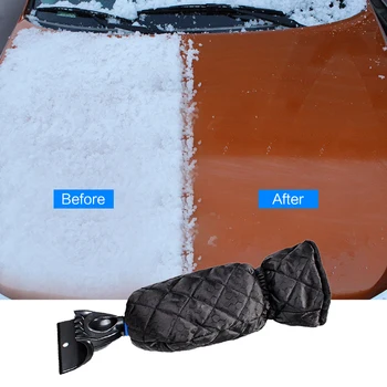 Издръжлив автомобил лопата за сняг кола предното стъкло снегопочистване скрепер лопата за лед прозорец почистване инструмент за всички аксесоари за автомобили