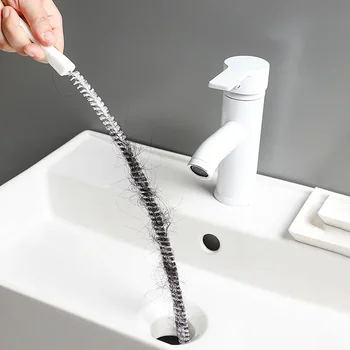 канализационна тръба отблокиране баня коса канализация мивка почистване инструменти гъвкави тръба драгиране инструмент кухненски аксесоари