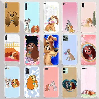 Капак за iPhone 14 Plus 13 Mini 15 11 Pro X XS Max Clear Case Tou-76 Lady and the Tramp