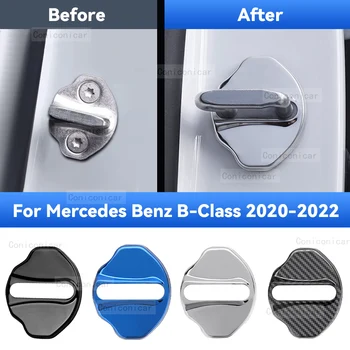  Капак за заключване на вратата на автомобила от неръждаема стомана за Mercedes Benz B Class 2020-2022 Защитете аксесоарите за декорация против ръжда